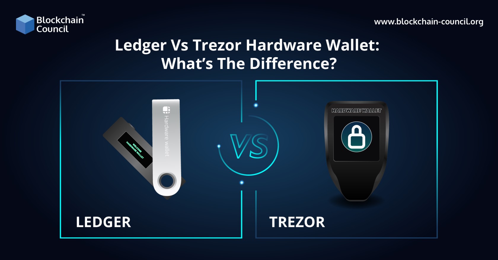 Ledger vs Trezor Hardware Wallet: What's The Difference? - Blockchain  Council